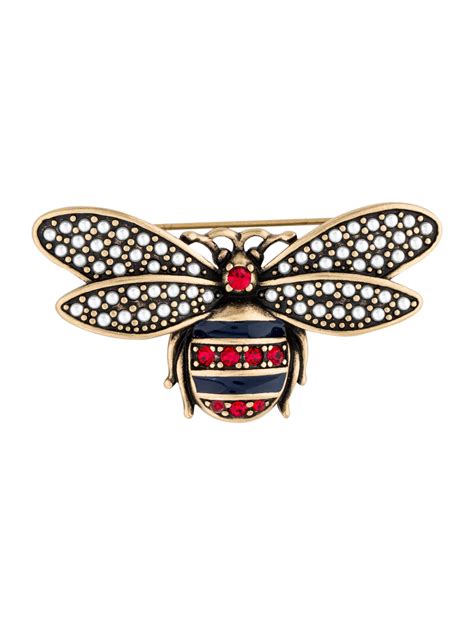 gucci fly bee lapel pin|Gucci Bee Brooch .